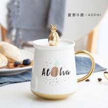 Load image into Gallery viewer, Gold Pineapple Mug