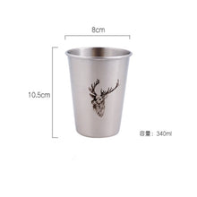 Load image into Gallery viewer, Stainless Steel Silver Cup