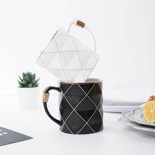 Load image into Gallery viewer, Nordic Geometry Ceramic Coffee Mug