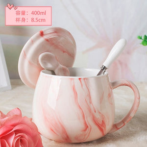 Natural Marble Porcelain Coffee Mug
