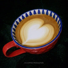 Load image into Gallery viewer, Ceramic Hand Painted Coffee Cup