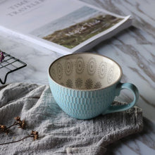 Load image into Gallery viewer, Ceramic Hand Painted Coffee Cup