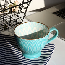 Load image into Gallery viewer, Ceramic Hand Painted Coffee Cup