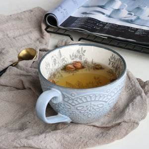Ceramic Hand Painted Coffee Cup